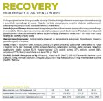 Vet Expert Recovery cat, skład karmy